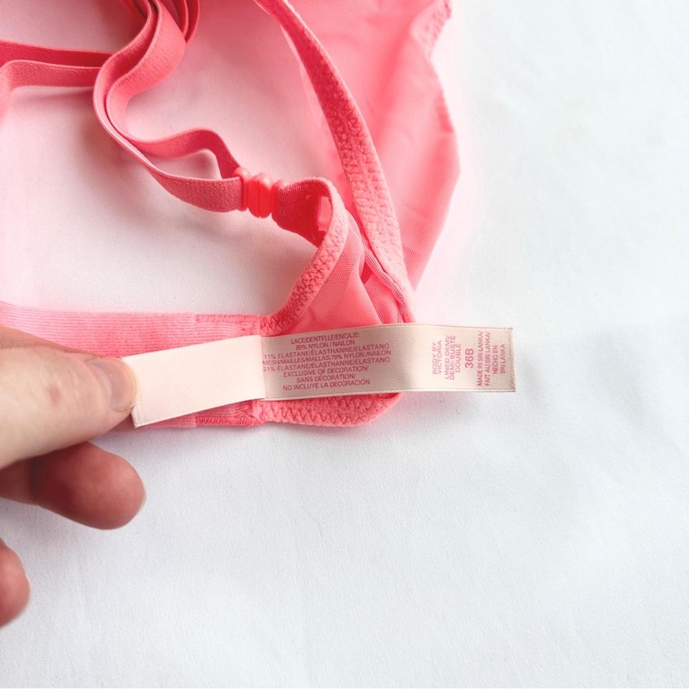 Victoria's Secret Body By Victoria Glam Gemstone Demi Wired Bra 🪸 Size 36B - Picture 6 of 7